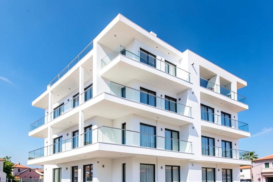 Modern apartment building listed on Rentfly